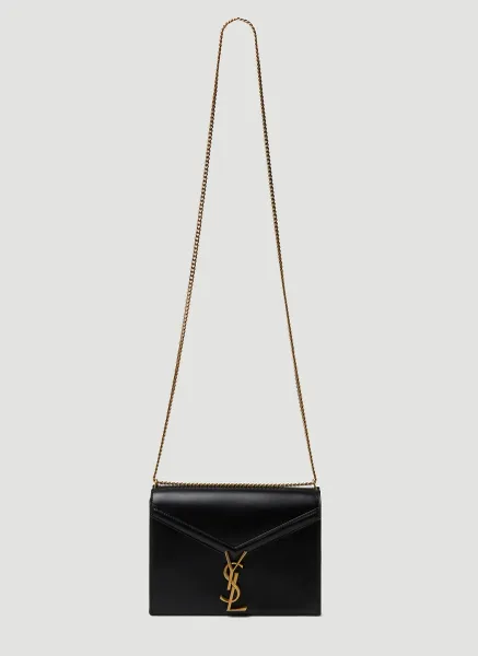 Cassandra Slider Chain Turtle-Embossed Leather Bag