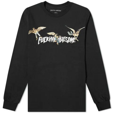 Long Sleeve Angel Stamp T-Shirt