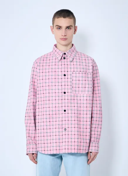 Printed Leather Shirt