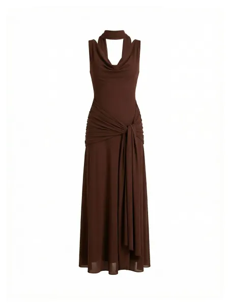 Forever New Vivianne Scarf Tie Maxi Dress