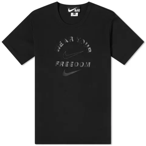 Comme des Garcons Black x Nike Wear Your Freedom T-Shirt