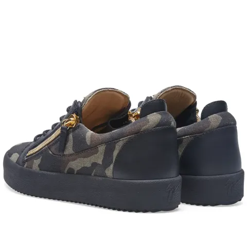 Double Zip Low Sneaker