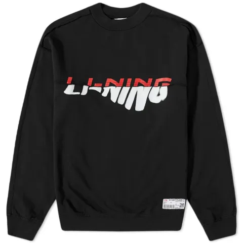 Mock Neck Logo Sweat