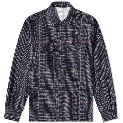 Dogtooth Check Utility Overshirt