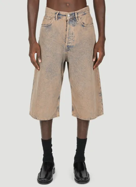 Washed Relaxed Bermuda Shorts