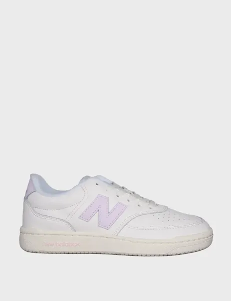 New Balance BB80 Leather Trainers Pink Mix