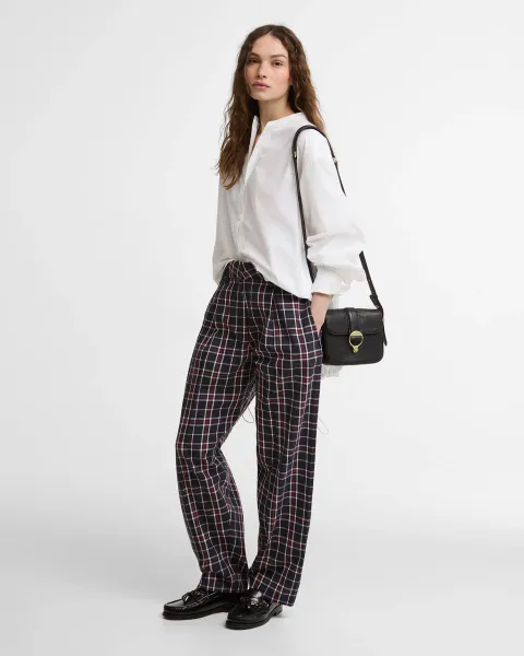 Dalbury Straight-Leg Tartan Trousers