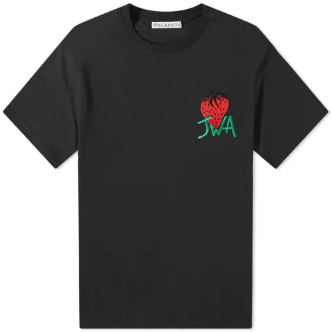 Embroidered Strawberry T-Shirt