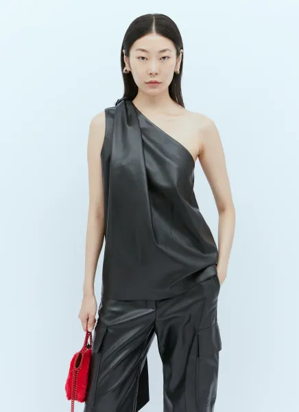 One Shoulder Scarf Top