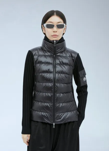 Padded Wool Cardigan