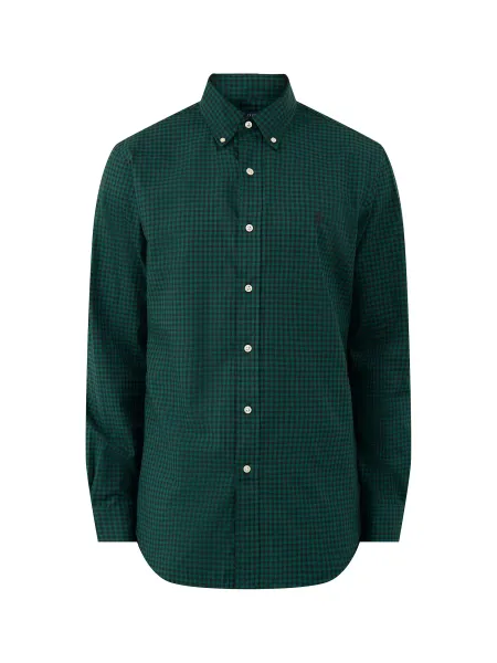Polo Ralph Lauren Cotton Custom Fit Sanded Twill Check Shirt