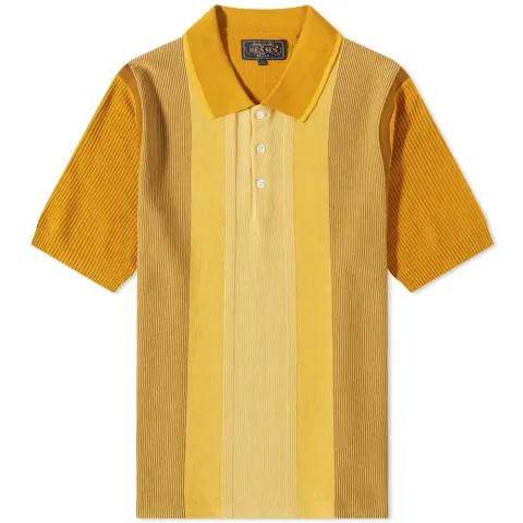 Stripe Knit Polo