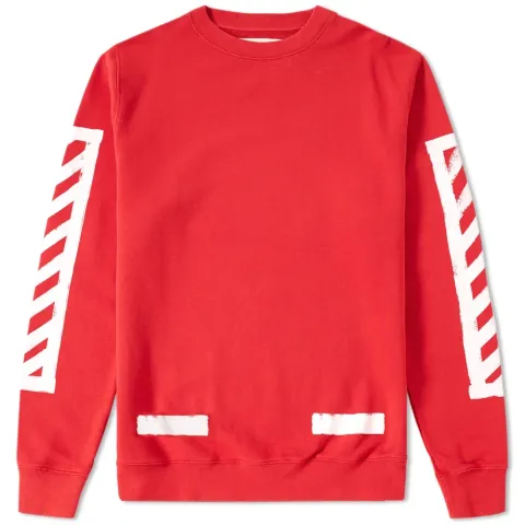 Brushed Diagonals Crew Sweat