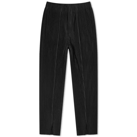 Pleated Split Front Pant