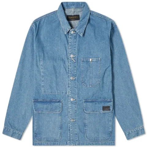 Washed Denim Chore Jacket