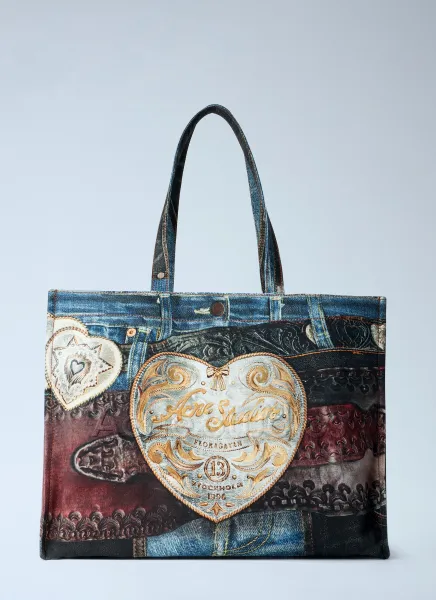 Logo Shoulder Tote Bag