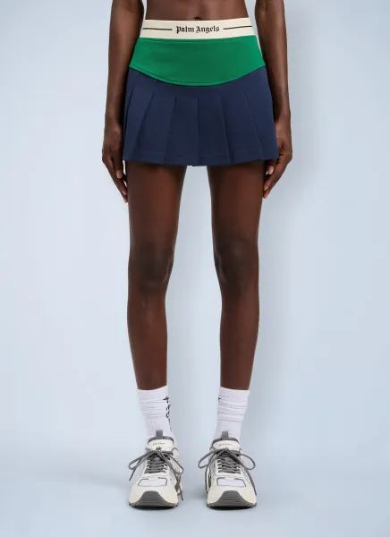 Classic Logo Pleated Skirt