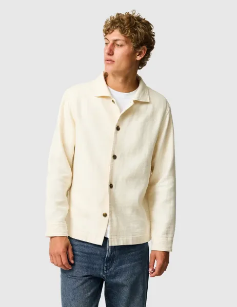 Rodd & Gunn Relaxed Fit Pure Cotton Overshirt Natural