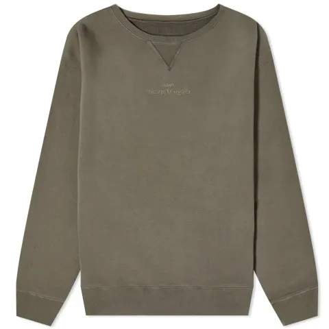Logo Slash Neck Sweat
