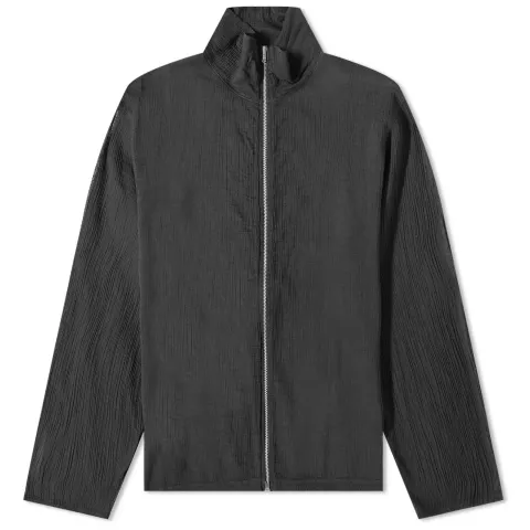 Checked Zip Track Shirt
