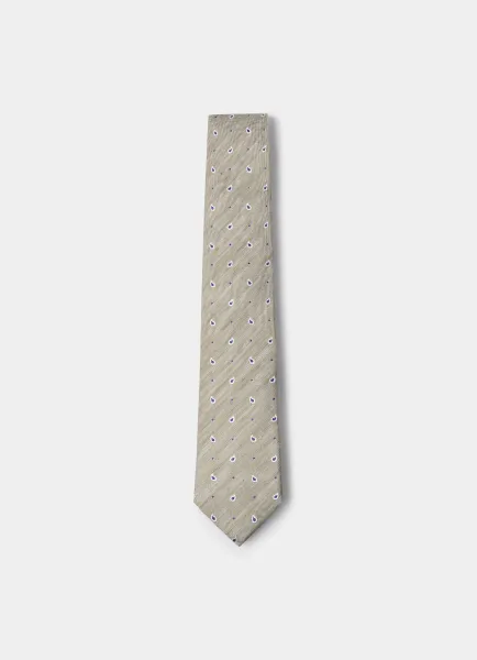 Paisley Silk Linen Tie