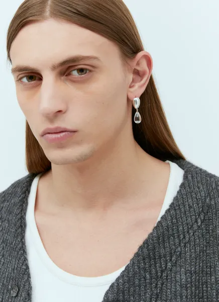 Small Viscous Drop Earrings