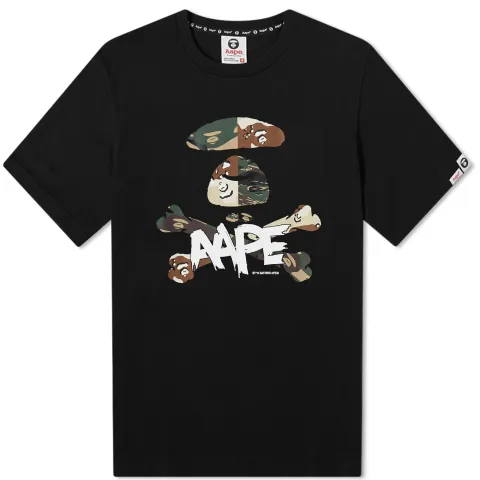 AAPE Camo Cross Bones T-Shirt