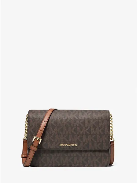Daniela Large Signature Logo Crossbody Bag