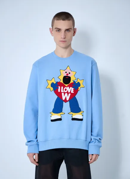Logo Motif Sweatshirt