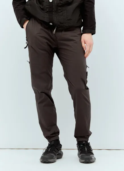 Logo Patch Tapered Track Pants