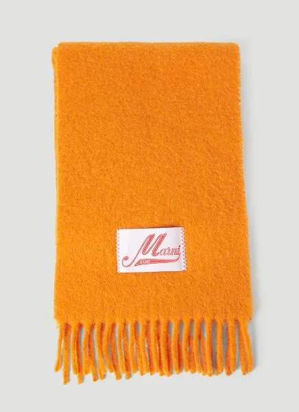 Logo Patch Scarf