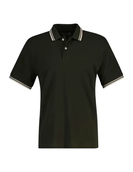 Gant Pure Cotton Tipped Polo Shirt Green