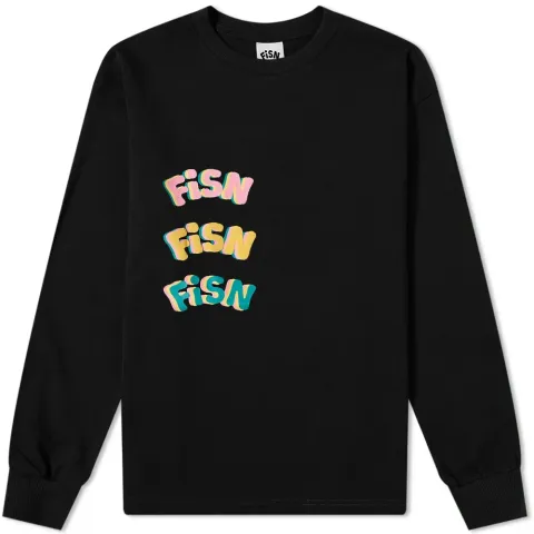 Long Sleeve Triple Logo T-Shirt