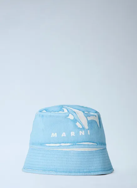 Logo Motif Bucket Hat