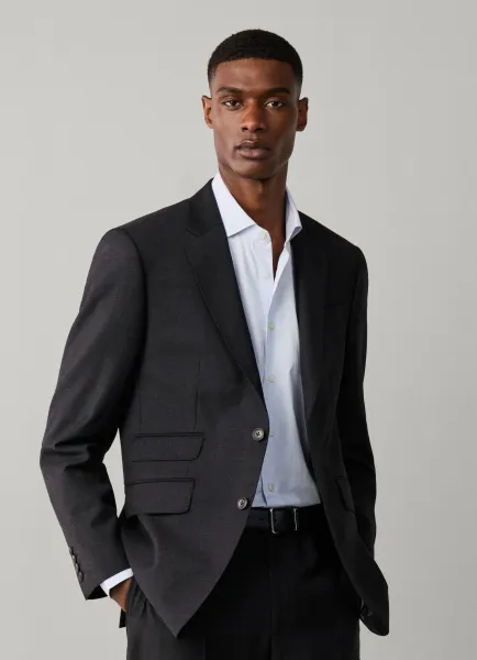 Wool Suit Jacket Woven In England