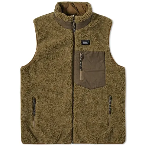 Reversible Fleece Down Vest