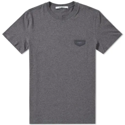 Leather Patch Logo Tee