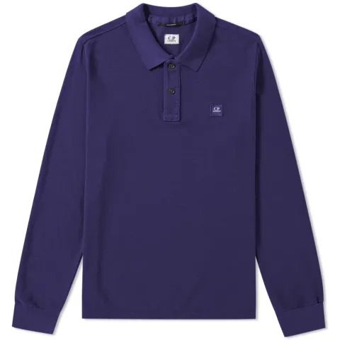 Long Sleeve Patch Logo Polo