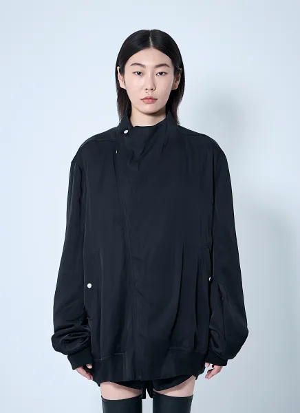 Satin Bomber Jacket