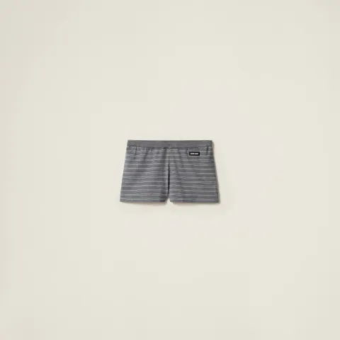 Striped jersey boxer shorts
