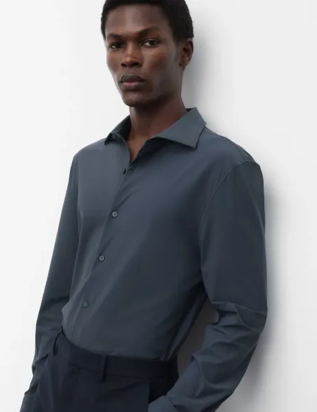 Autograph Super Stretch Textured Shirt Nightshade
