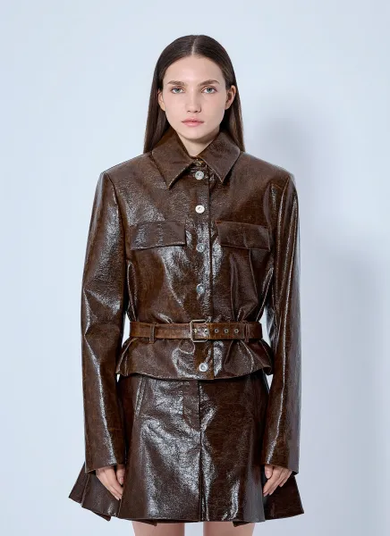 Sportmax Structured Coated Jacket
