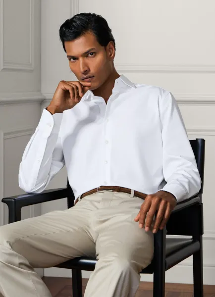 Tailored Fit Formal Poplin Shirt