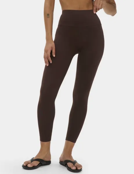 Sweaty Betty All Day High Waisted 7/8 Leggings Dark Brown