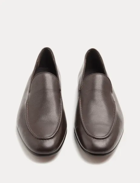 Autograph Leather Loafers Dark Brown