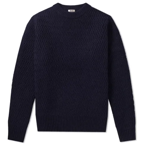 Nyle Herringbone Crew Knit
