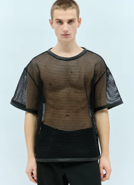 Open Knit T-Shirt
