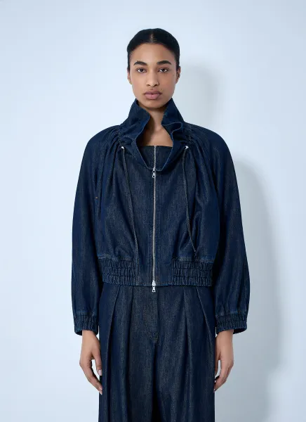 Denim Zip-Up Jacket