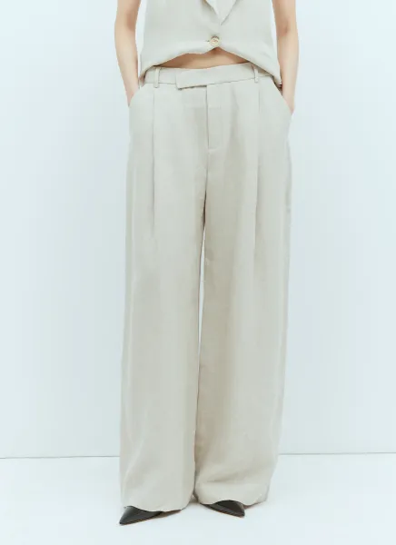 Linen Tailored Pants