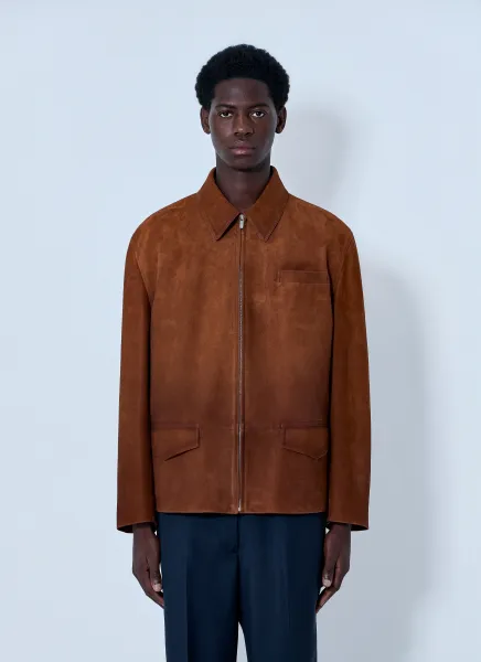 Suede Zip Jacket